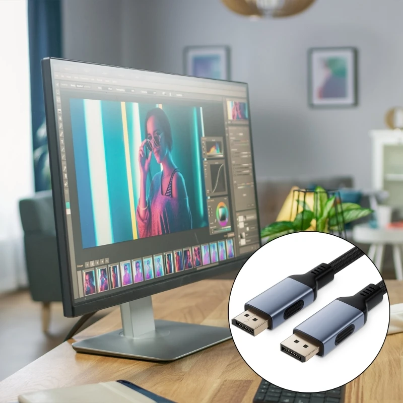 Кабель CPDD Advanced DisplayPort для высокой частоты обновления 16K при 60 Гц 8K 240 HBR3 игр и