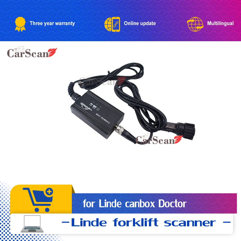 

Диагностический инструмент для вилочного погрузчика Linde canbox doctor pathfinder Forklift truck, диагностический инструмент canbus, usb-кабель LSG