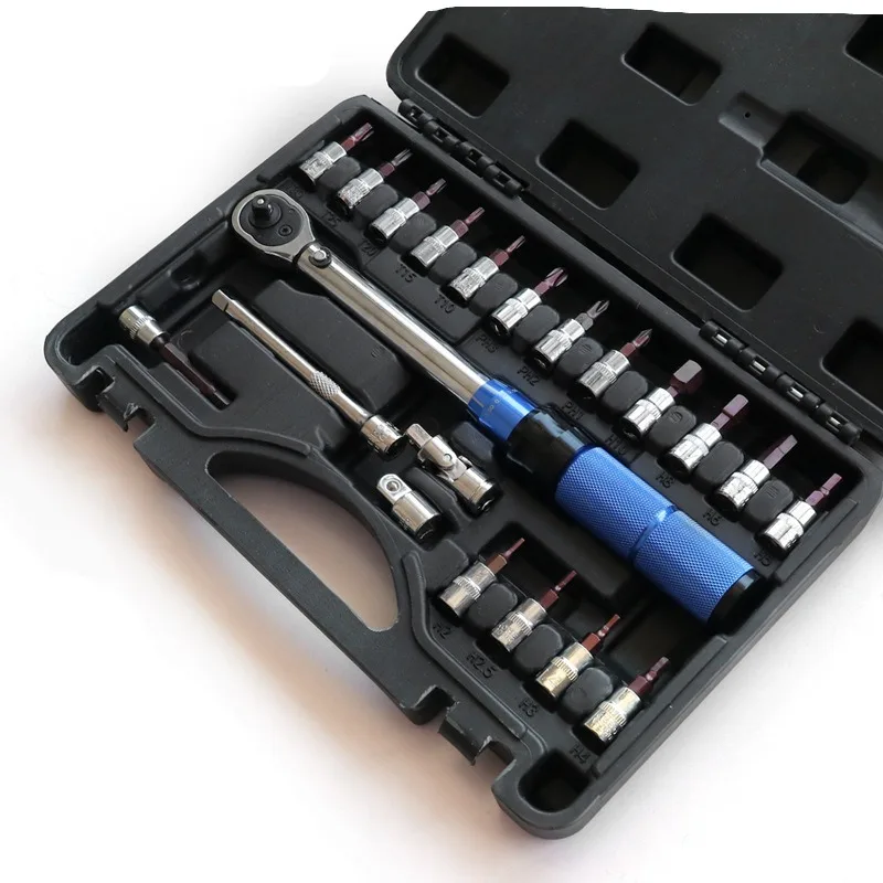 

Микрометр Drive 2-24 N.m, 1/4 дюйма, 21 шт.