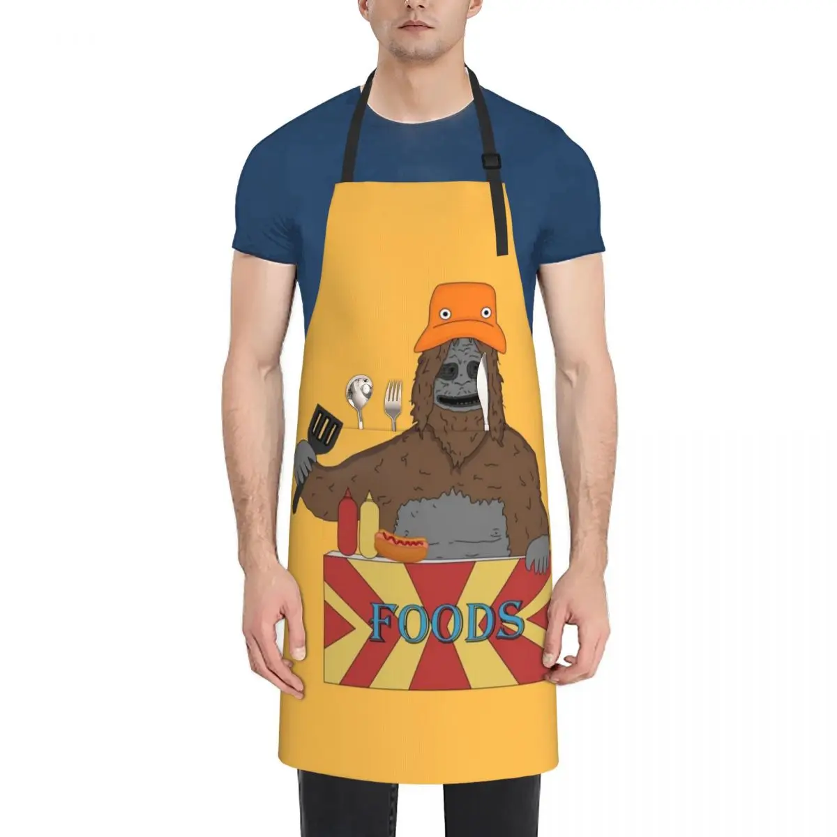 Большой лес шоу приготовление хот-догов продукты сэндвич грузовик забавная