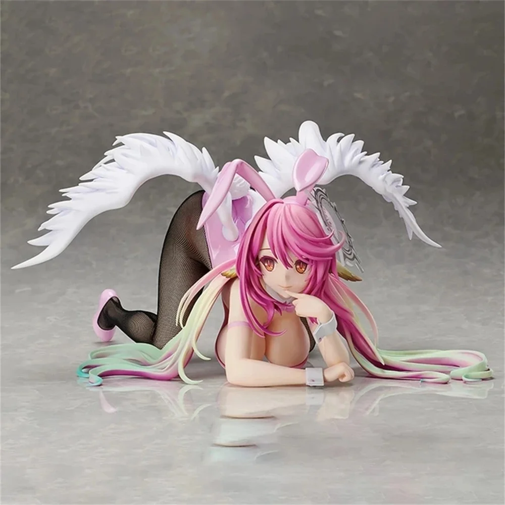 

No Game No Life Jibril Bunny Ver. 1/4 Scale PVC Action Figure Anime Model Statue Toys Sexy Girl Collection Doll Gift