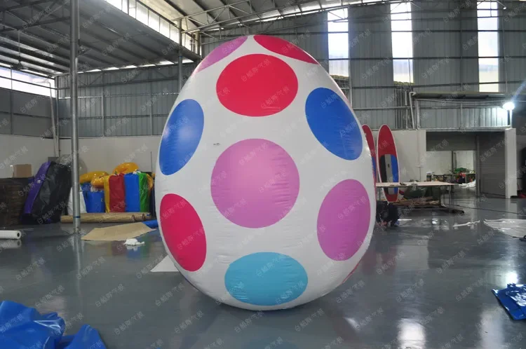 Гигантское красочное Надувное пасхальное яйцо 2 м |