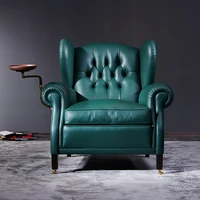 italian classic 1919 cigar chair imported first layer leather leisure chair leather single sofa chair