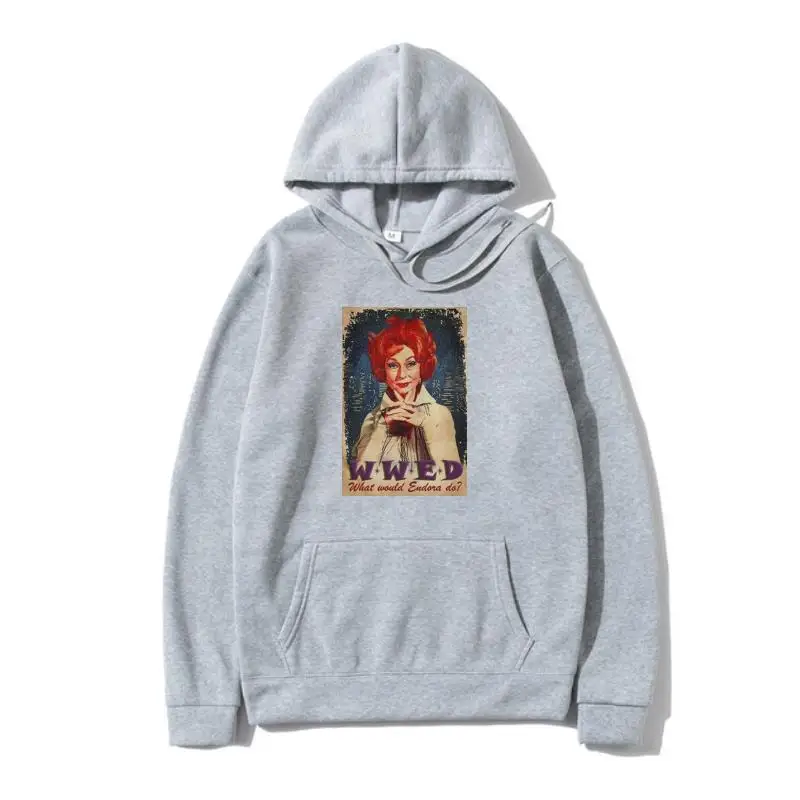 Moorehead What Would Endora Do Vertical Poster Pullover Unisex Cotton Outerwear Long Sleeve Outerwear