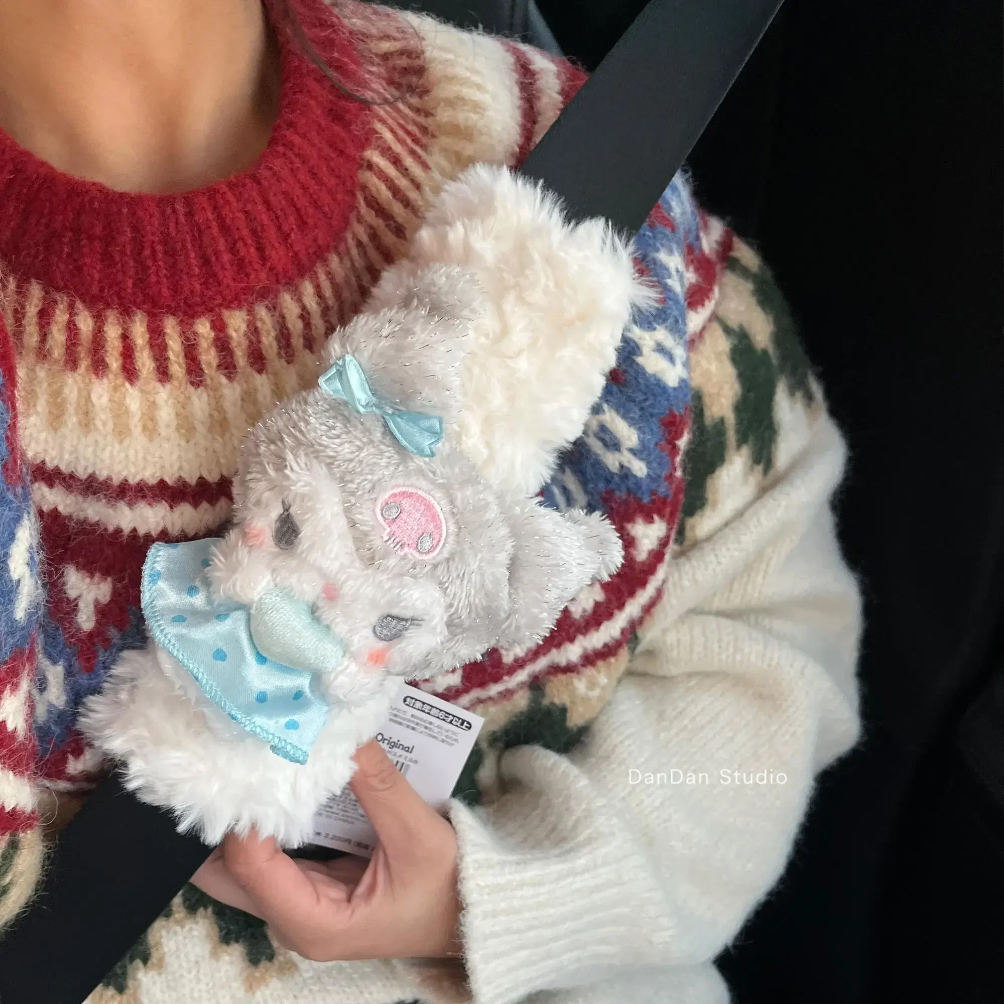 Hello Kitty мягкие плюшевые цветы автомобильный ремень безопасности чехол плечевой