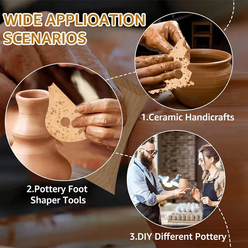 8 шт. инструменты для керамики обрезки керамических ребер моделирования ног из