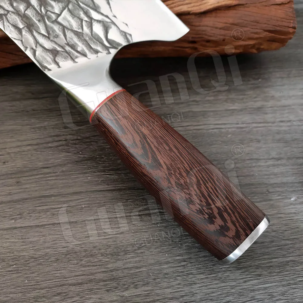 5Cr15 Кухонный нож из нержавеющей стали Кованый мясной Тесак для мяса Нож