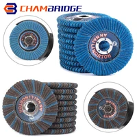 2 15pc 4 5in 115mm flat flap disc grinding wheel rust removal polishing sanding disk for angle grinder abrasive tool accessories