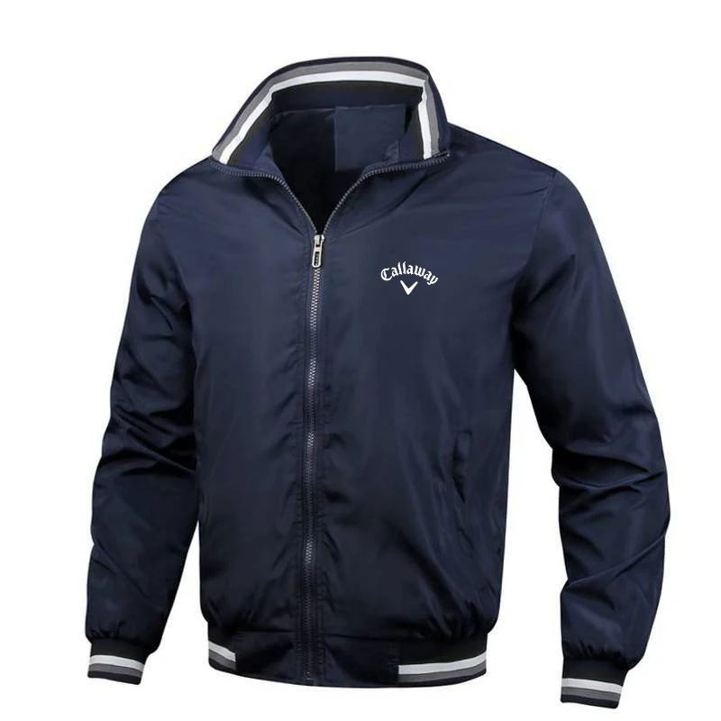 

2023 new Spring Men's Golf Jacket Business Casual Cardigan Golf Clothing Zipper High-quality Couple Sweatshirt Coat Golf Wear