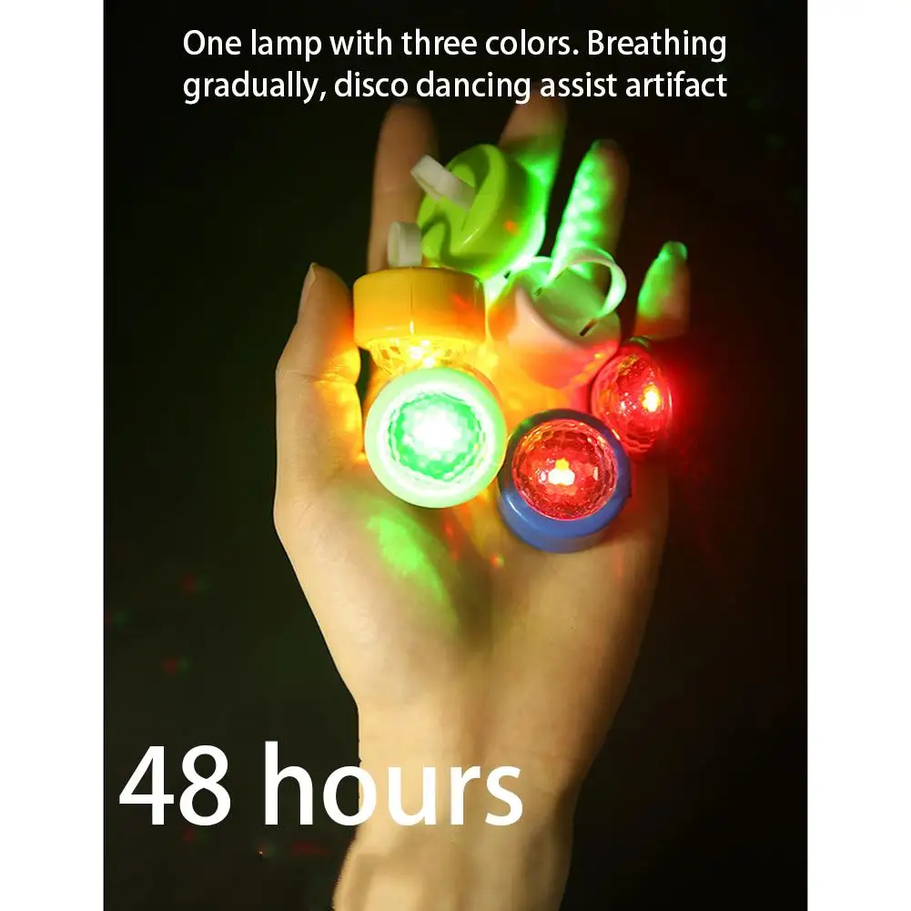 

6 Colors Led Luminous Finger Ring Decorations Creative Cute Glowing Ring and Jewelry For Parties Concert Bar Ktv Stage Drop ship