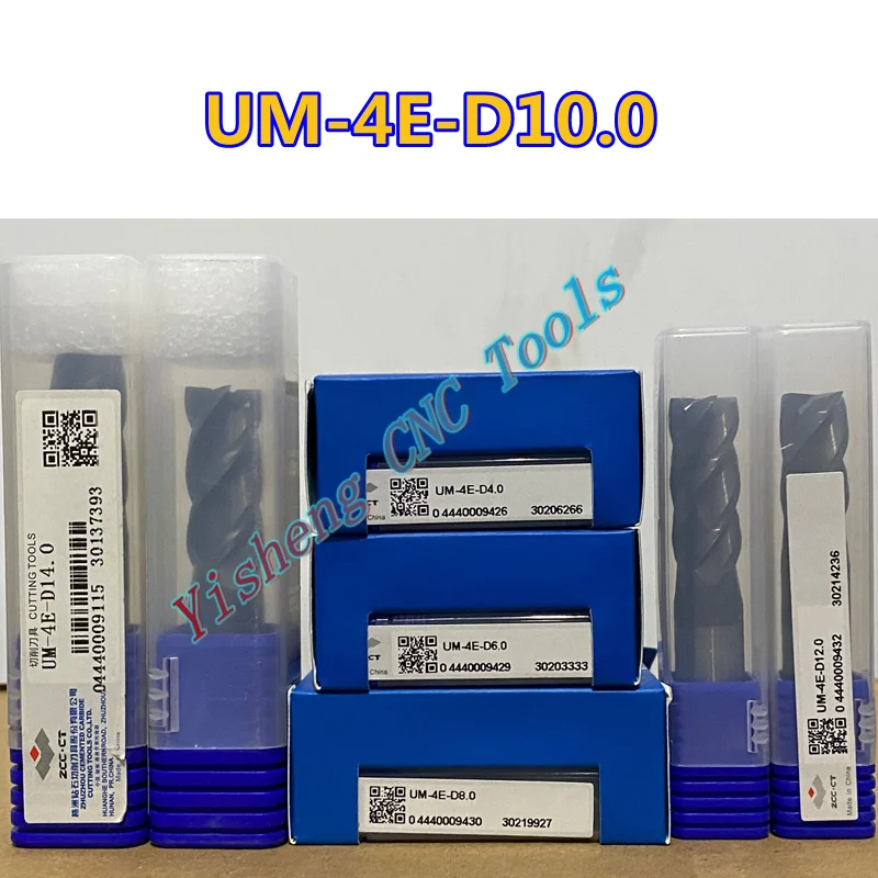 ZCC CT HRC55 UM-4E-D10.0 высокая производительность для обработки Gerneral неравная Концевая