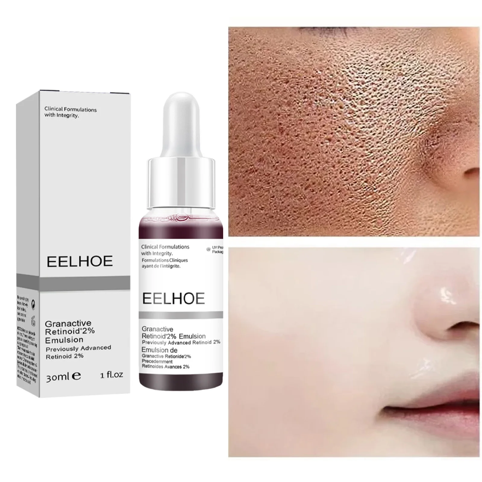

Face Serum Replenishment Moisturize Shrink Pore Brighten Skin Care Firming Facial Salicylic acid Essence Moisturizing soothe