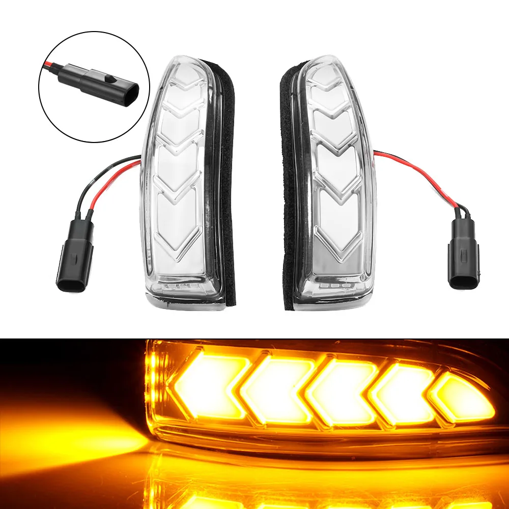 

Светодиодный динамический поворотник для Toyota Vios Altis Yaris Corolla Camry, босветильник вой указатель поворота для зеркала заднего вида, 2 шт.