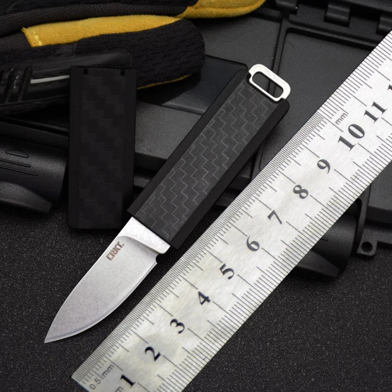 

Нож речной Колумбии CRKT 2425, маленький прямой нож для самообороны, с высокопрочным лезвием, для кемпинга и выживания