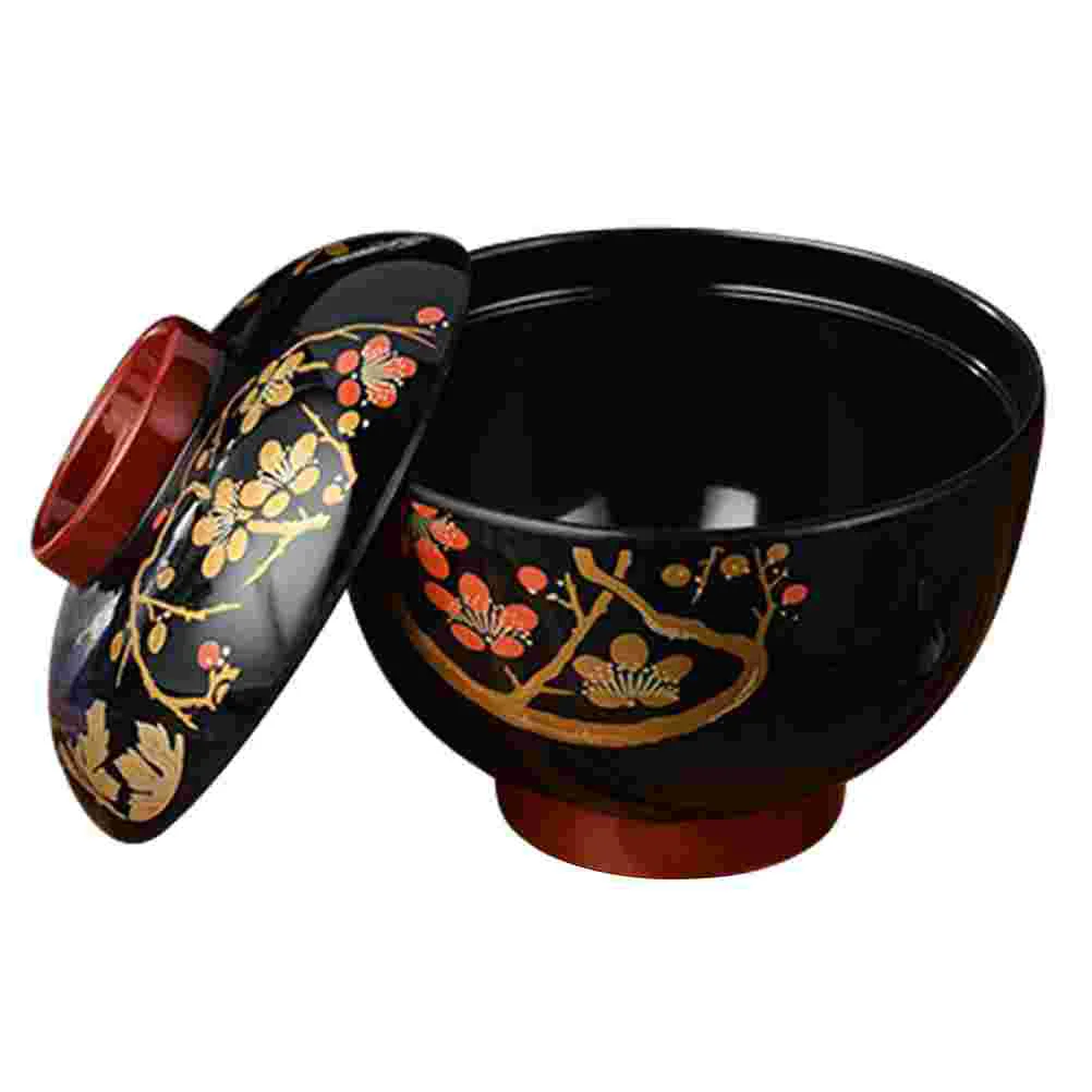 

Bowl Bowls Melamine Japanese Soup Miso Dessert Dish Traditional Cereal Fruit Food Ramen Serving Noodle Lid Pasta Lids Container