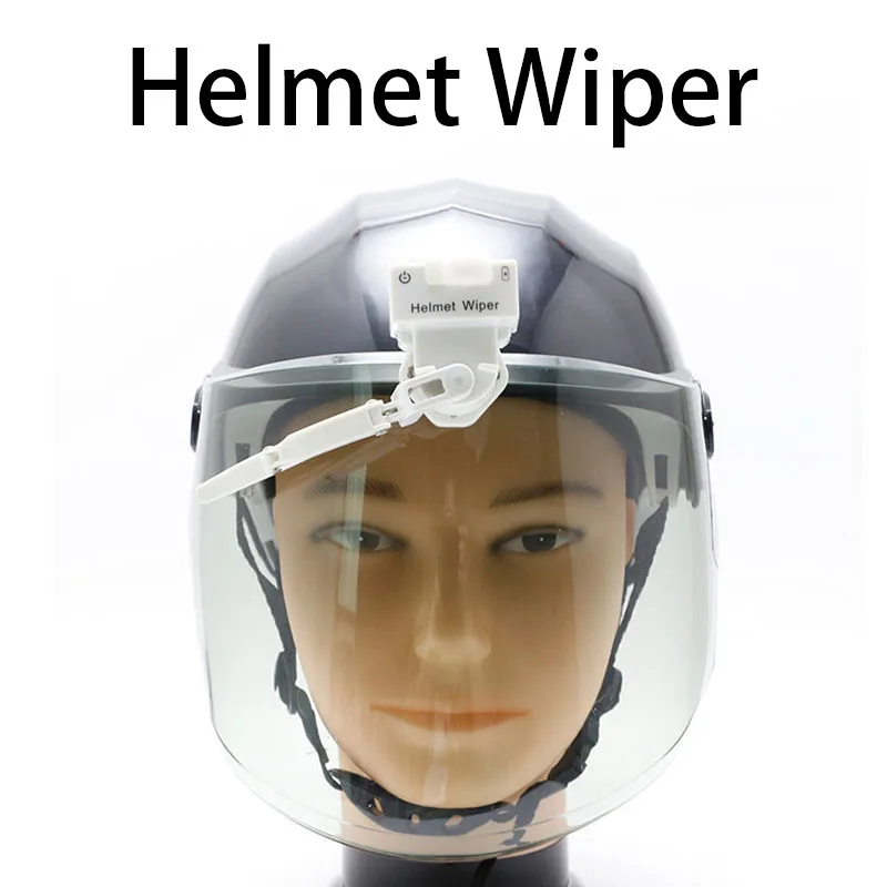 

Motorcycle Helmet Wipers Free Installation Intelligent Electric Helmet Wiper Fits Most Helmets Motorcycle Helmet Accessories