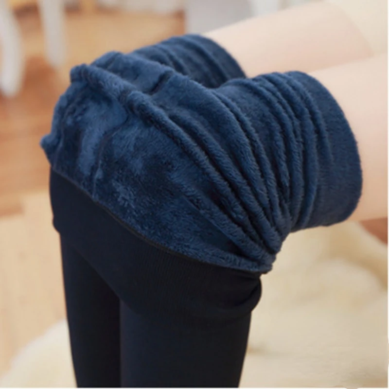 Autumn Winter Thickened Plush Warm Sexy Leggings Women's Pants High Waist Tights Legging Feminina Gym Leggings Woman Clothes