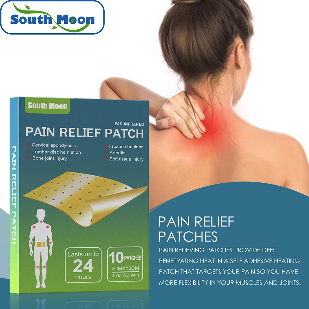 

10pcs Chinese Balm Pain Relief Patch Fast Relief Aches Pains & Inflammations Health Care Lumbar Spine Herbal Medical Plaster
