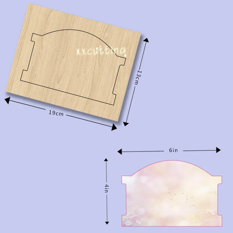 

6 in bow holder wooden cutting dies is suitable for most cutting machines