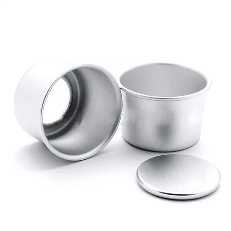 Aluminum Alloy Round Cake Mold Diy Non Stick Removable Tools Baking Bottom 2 Pans Mould Cakes Inch T8a6 |
