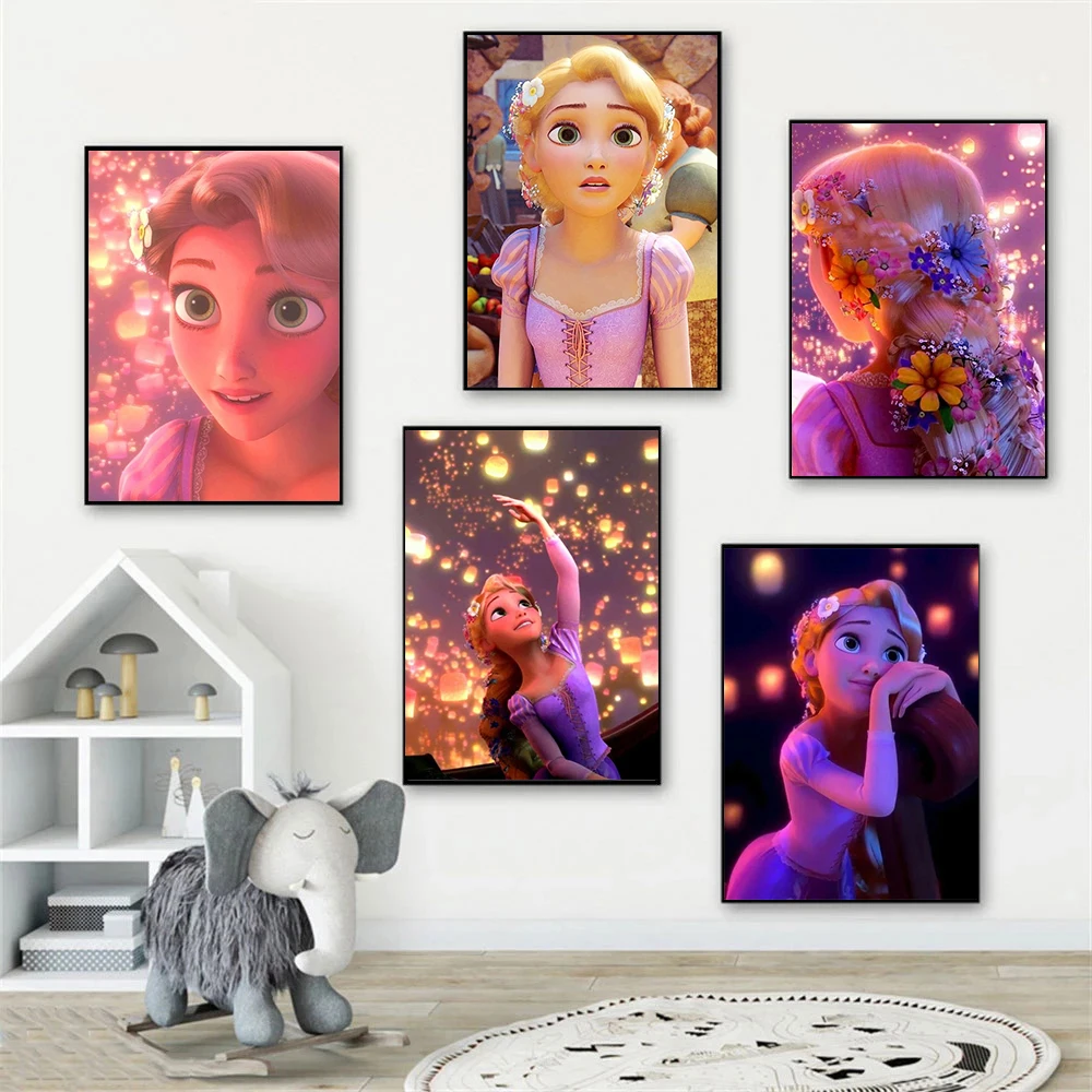 

Набор для алмазной живописи Disney 5D «сделай сам», мультяшная принцесса, полноразмерная Алмазная Вышивка крестиком, постер на холсте, мозаика, домашний декор
