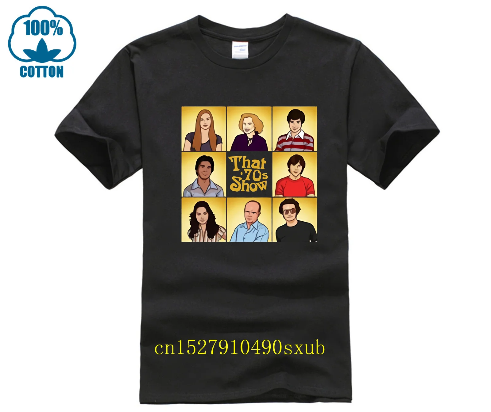 Новинка, Мужская черная футболка 70s Show American Tv Series, размер от S до 4xl, белая