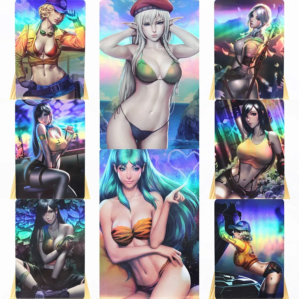 

32Stks/Set of Anime Flash Cards ACG Sexy Girls Collection Kawaii Cards Collector's Favorite Toys