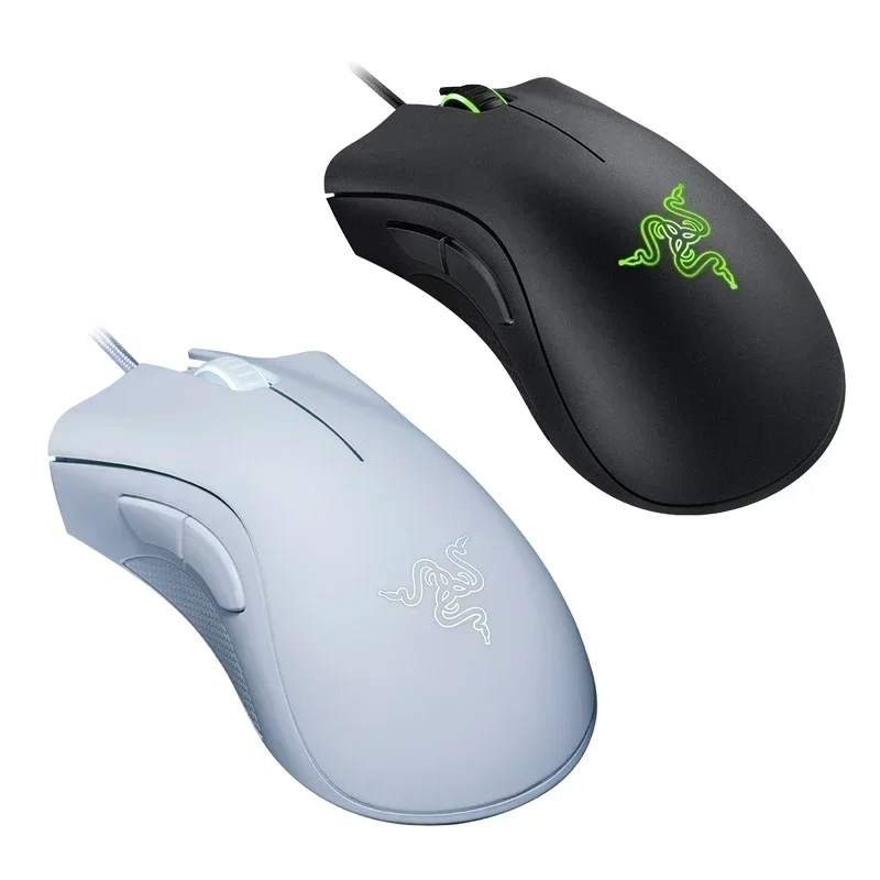 Оригинальная проводная игровая мышь Razer DeathAdder Essential оптический датчик 6400 точек на