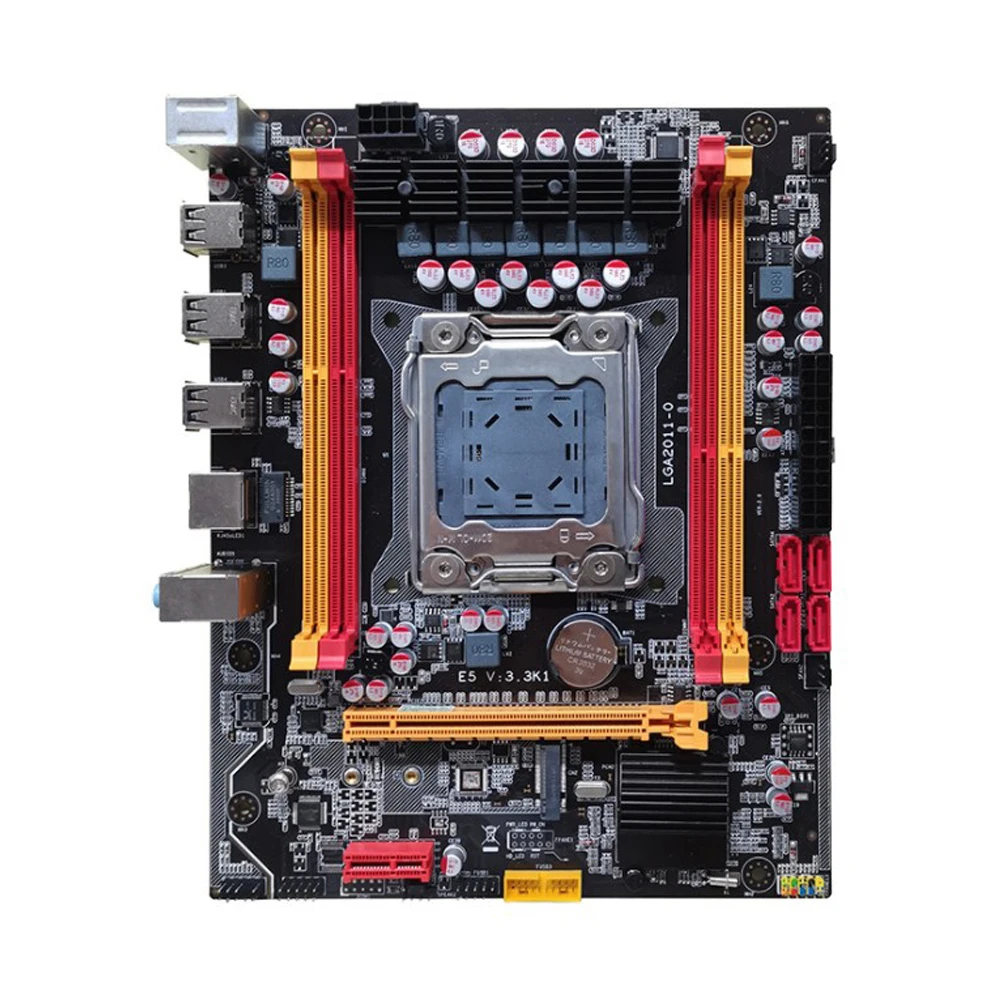 Комплект материнской платы X79 LGA 2011 Xeon E5 1620 CPU DDR3 ECC REG 4 Гб * шт. = 16 ОЗУ