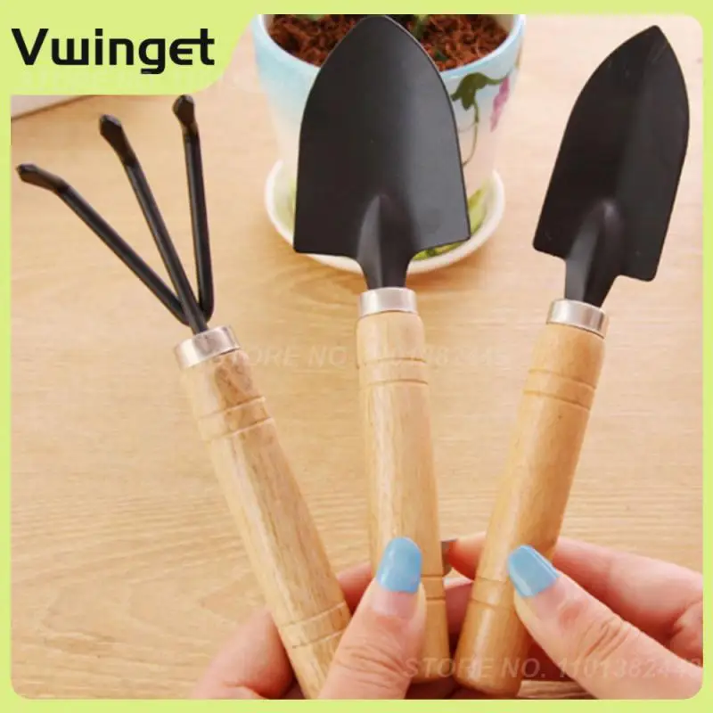 

Мини-инструмент для садоводства, инструменты для растений, портативный новый набор из трех предметов, лопатка, борона, горшок, инструменты д...