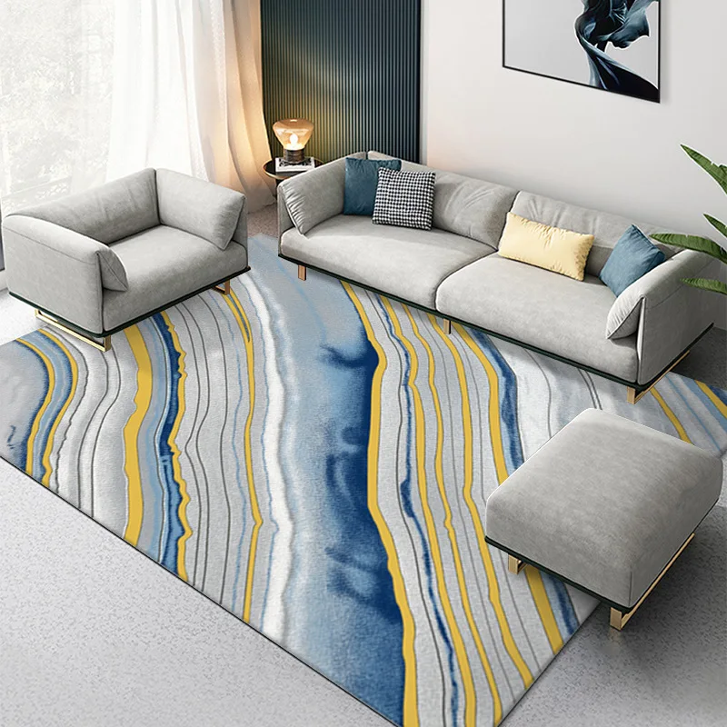 

Nordic Carpets Geometric Living Room Decoration Dirt-resistant Carpet Soft Bedroom Decor Rugs Home Corridor Washable Lounge Rug