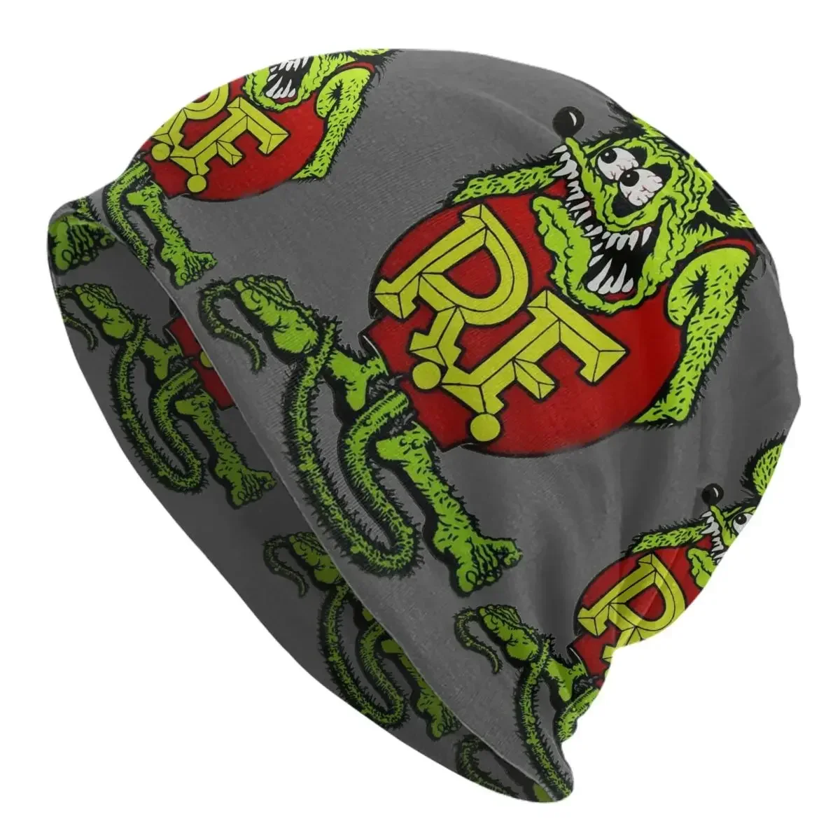 Harajuku Tales of The Rat Fink 6 унисекс велосипедная шляпа-писсуар без полей вязаная шапка для