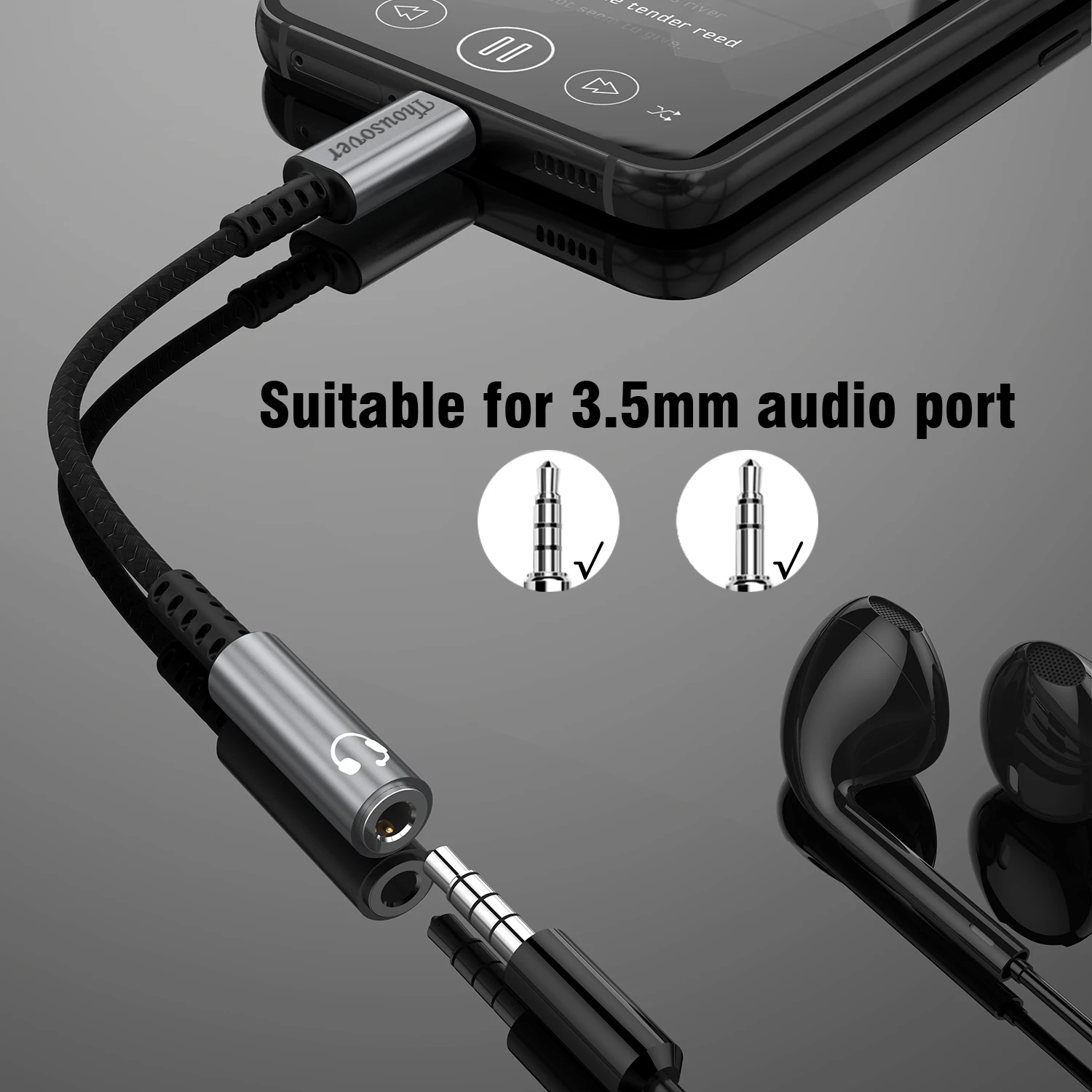 Адаптер для наушников с разъемом USB Type-C на 3 5 мм |