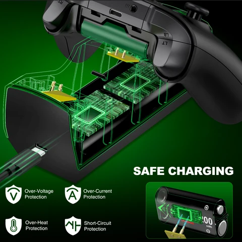 Док-станция для зарядки контроллеров Xbox 6200 мАч — внешний вид товара