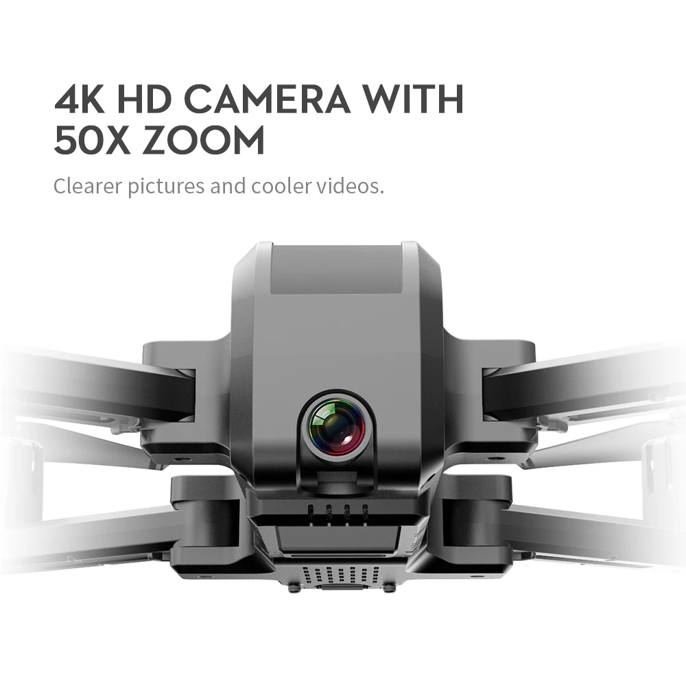 GPS RC Дрон 4K HD камера Квадрокоптер оптический поток 5G WIFI FPV с 50X зумом складной