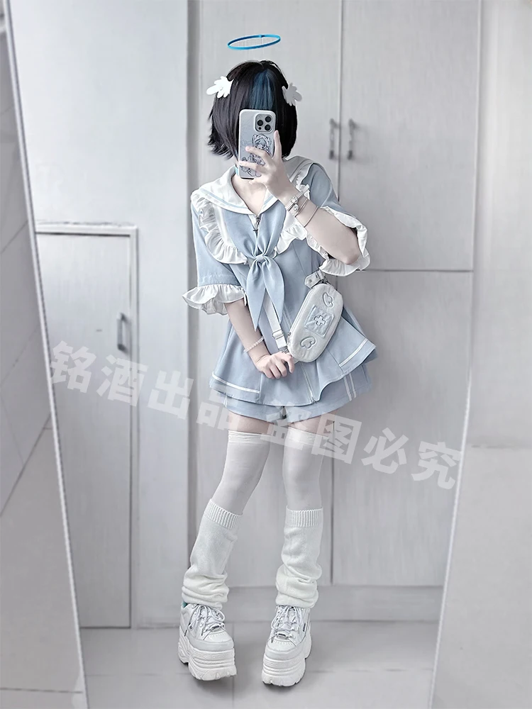 Женское кружевное платье и шорты Japanese Mine Medical Series весеннее свободное разных