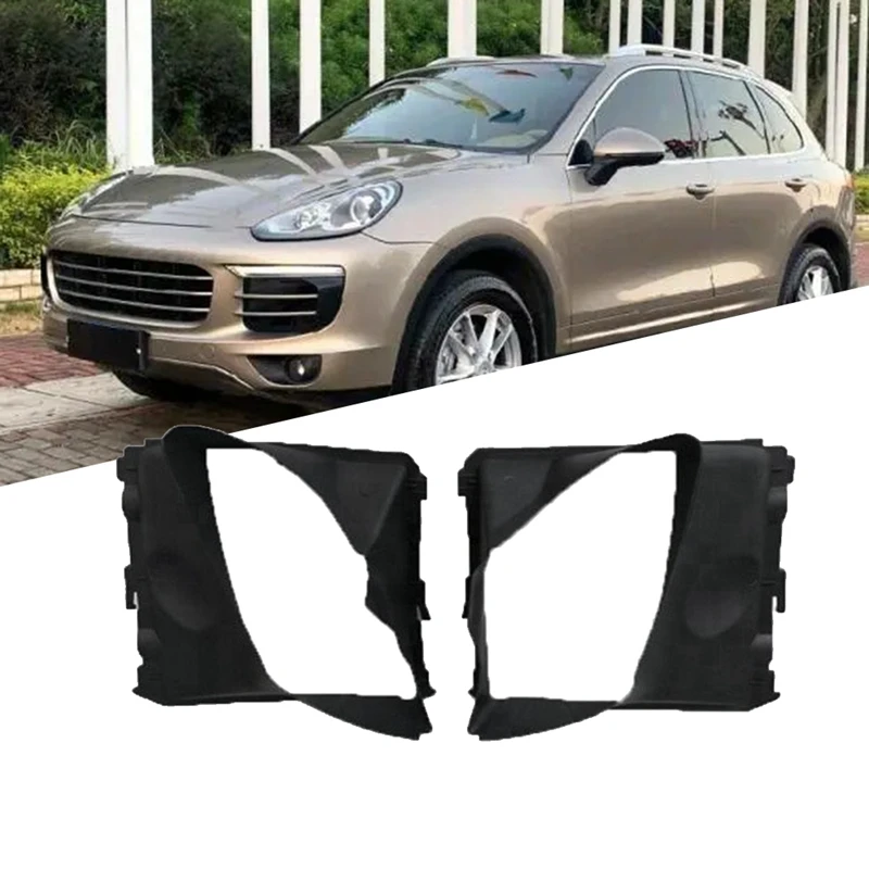 Направляющая для воздухоохладителя переднего радиатора 95850533535 95850533635 Porsche Cayenne