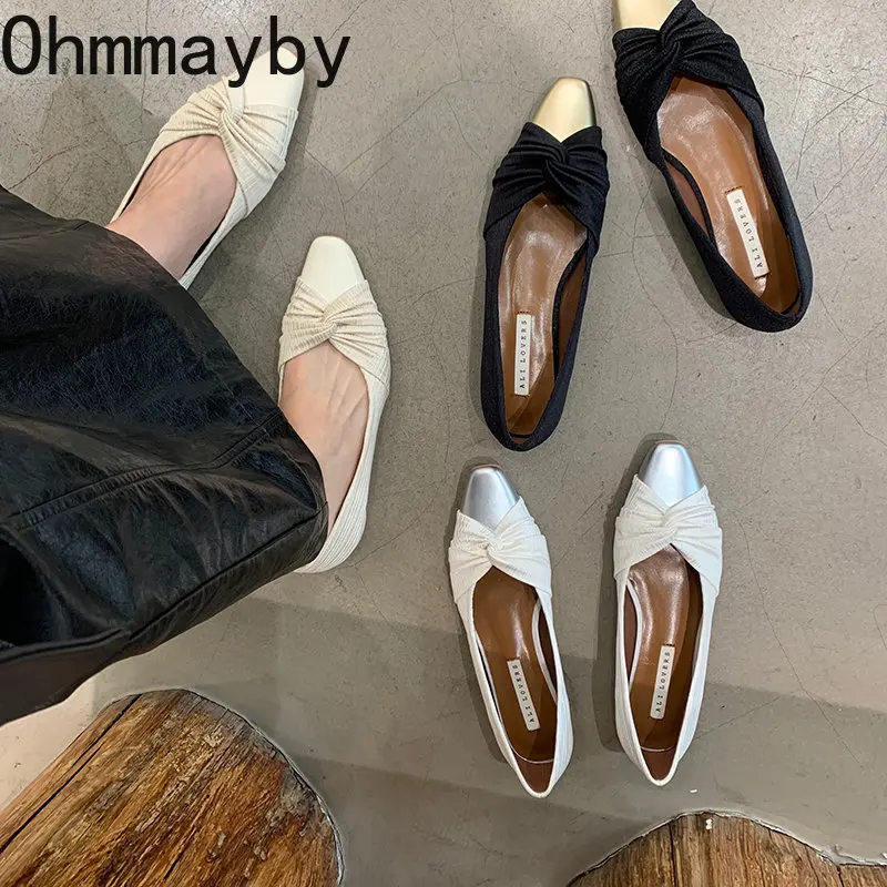 

Туфли женские кожаные, мягкая подошва, лоферы, без застежки, круглый носок, плоская подошва, удобная обувь, весна