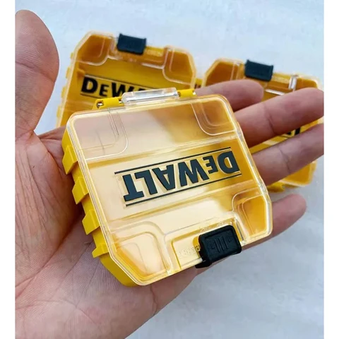 DEWALT DT70800 2 шт. TSTAK небольшой ящик для инструментов мини-ящик для хранения пластиковых деталей чехол для хранения многофункциональный штабелируемый ящик оригинал