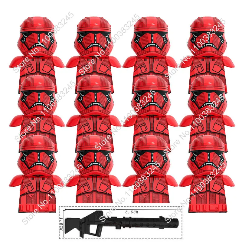 Конструктор Disney 12 шт./компл. 501st копия легиона солдат-снегопаров строительные