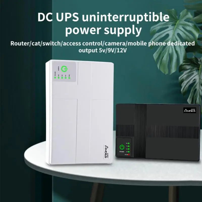 

Uninterruptible Over-discharge Ups Router Mini Portable Power Supply For Wi-fi Router Short Circuit Protection Power Adapter