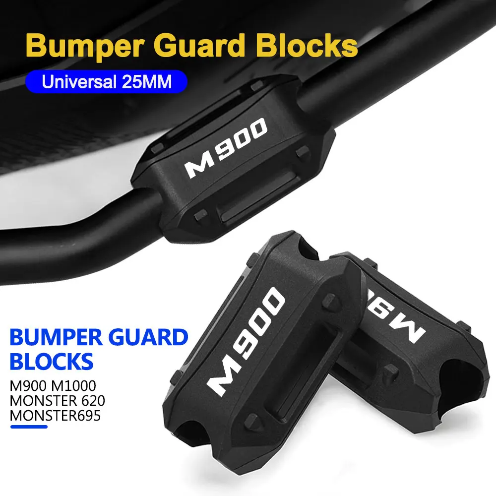 

25MM For DUCATI M900 M1000 MONSTER 620 MONSTER695 Motorcycle Accessories Engine Guard Crash Bumper Protection Decorative Block