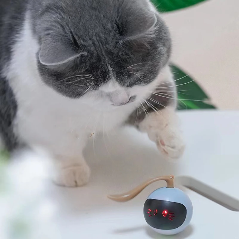 

Автоматическая интерактивная игрушка-мяч для кошек, с зарядкой от USB