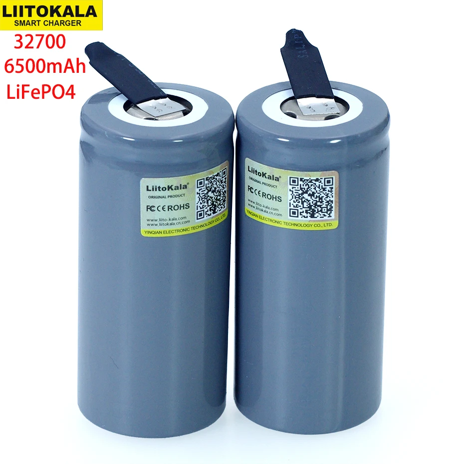 Литий-железо-фосфатный аккумулятор LiitoKala 3 2 в 32700 6500 мАч 35 А непрерывный разряд