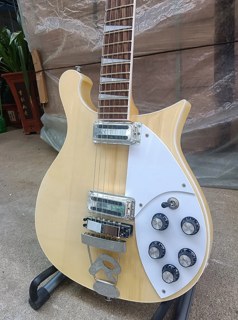 6-струнная электрогитара из необработанного дерева Rickenbacker 360 звукосниматель двух