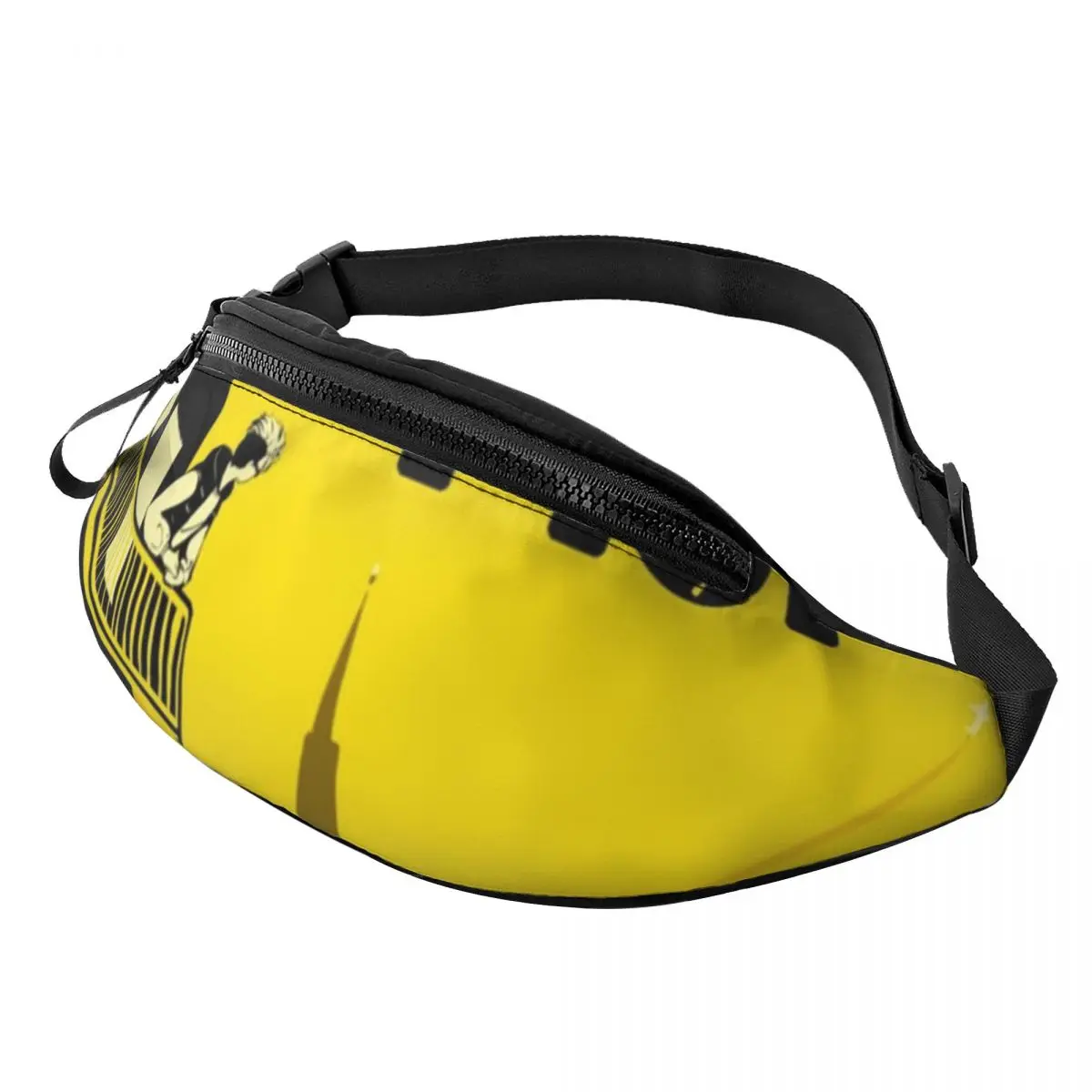 

Banana Fish Waist Bag new york city urban eiji okumura ash lynx Ladies Running Waist Pack Fashion Polyester Bag