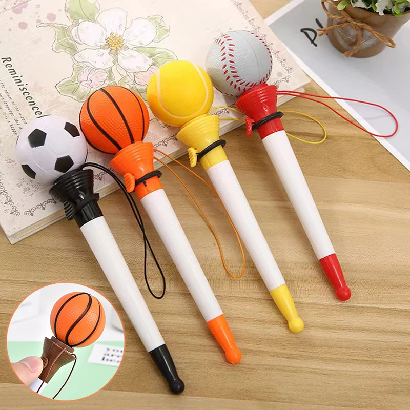 

Blue Ink Creative Fuuny Ballpoint Pen Bounce Pens Fun Decompression Pens Kid Gifts Stationery School Office Supply Gift
