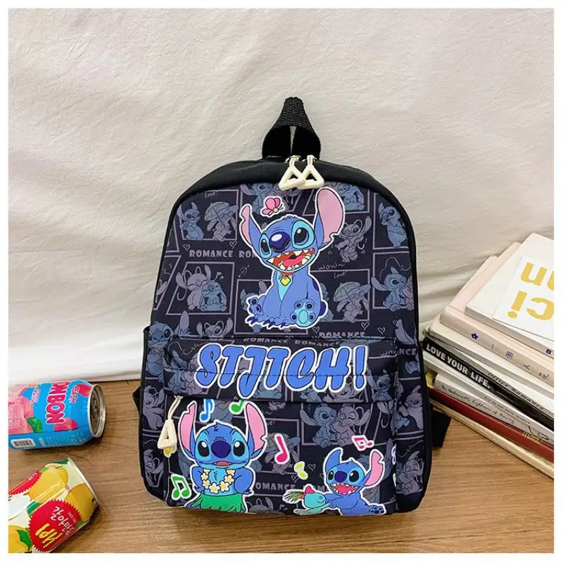 Детский рюкзак Stitch Лило и Стич милый мультяшный большой емкости для хранения