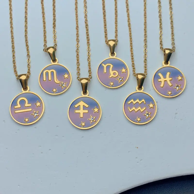 Ожерелье с подвеской из нержавеющей стали Дева