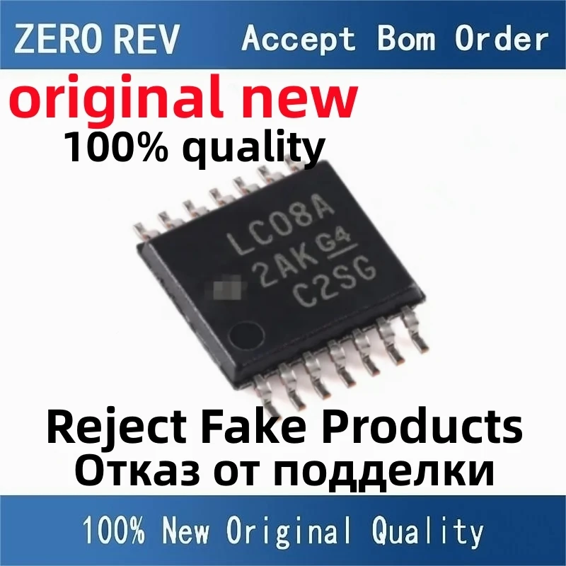 Новые оригинальные чипы SN74LVC08APWR LC08A SN74LVC07APWR LC07A SN74LVC00APWR LC00A SN74LVC14APWR LC14A TSSOP14, 10 шт., 100%